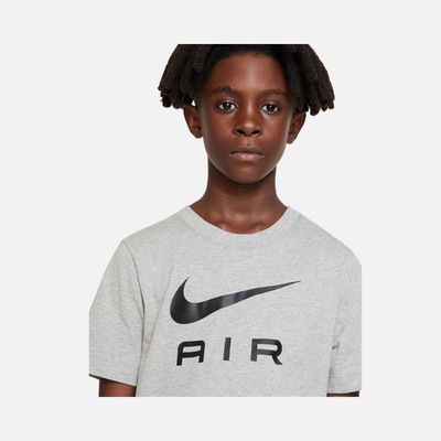 Nike Sportwear Older Kids(boys) T-shirt -Dark Grey Heather/Black