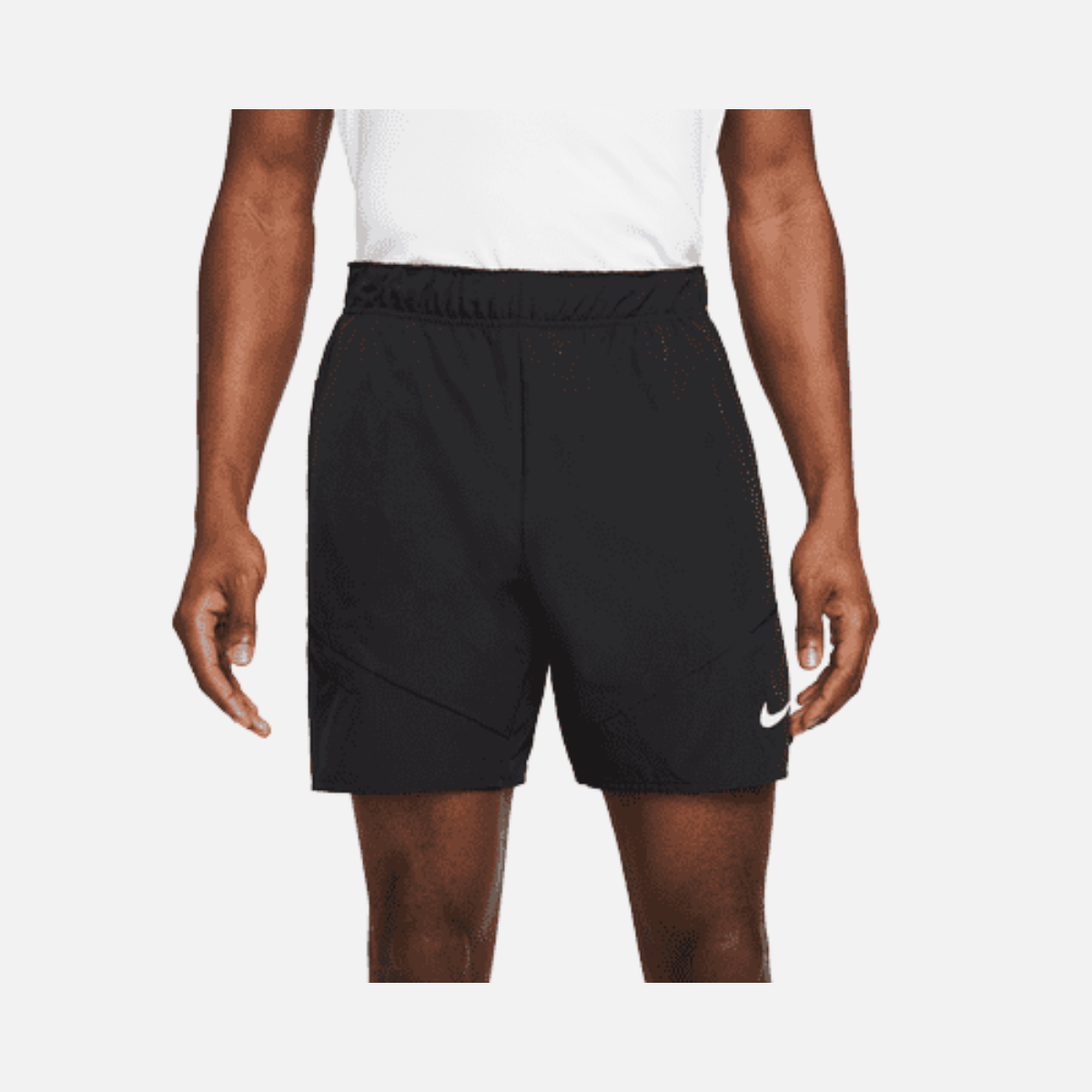 Nike Court Dri-Fit Advantage Men's Tennis Short -Black/White