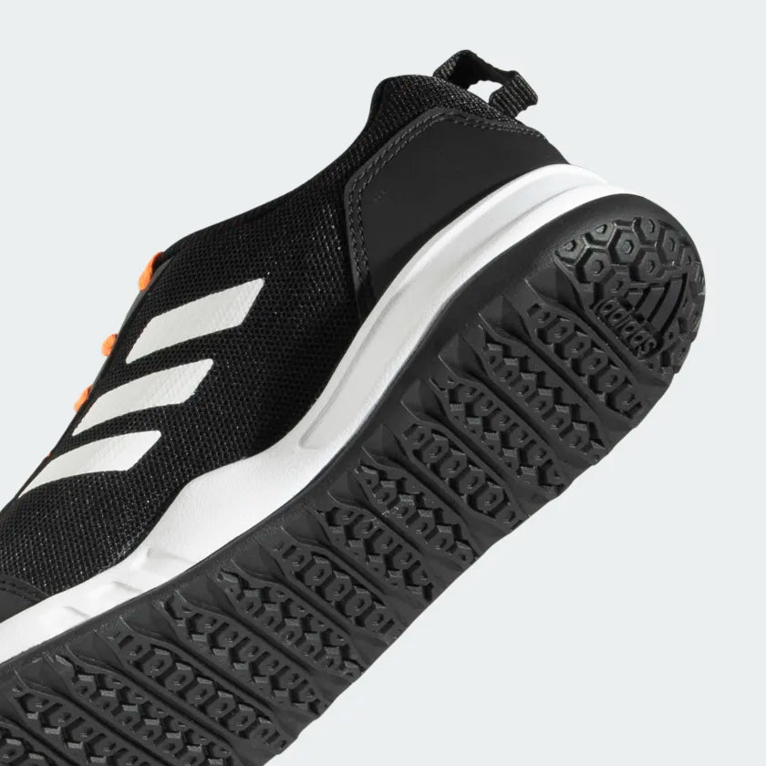 Adidas Lit-up 1.0 K Kids Shoes (7-13 Year)-Core Black / Cloud White / Screaming Orange