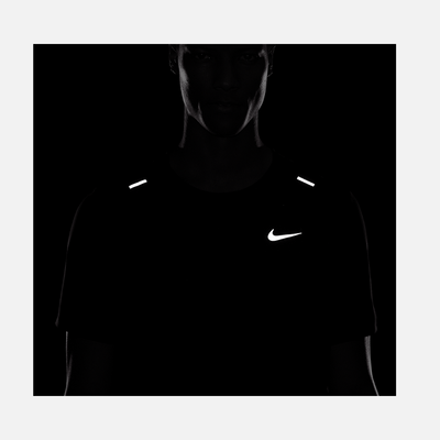 Nike Dri-Fit Rise 365 Mens Short-Sleeve Running Top-Black