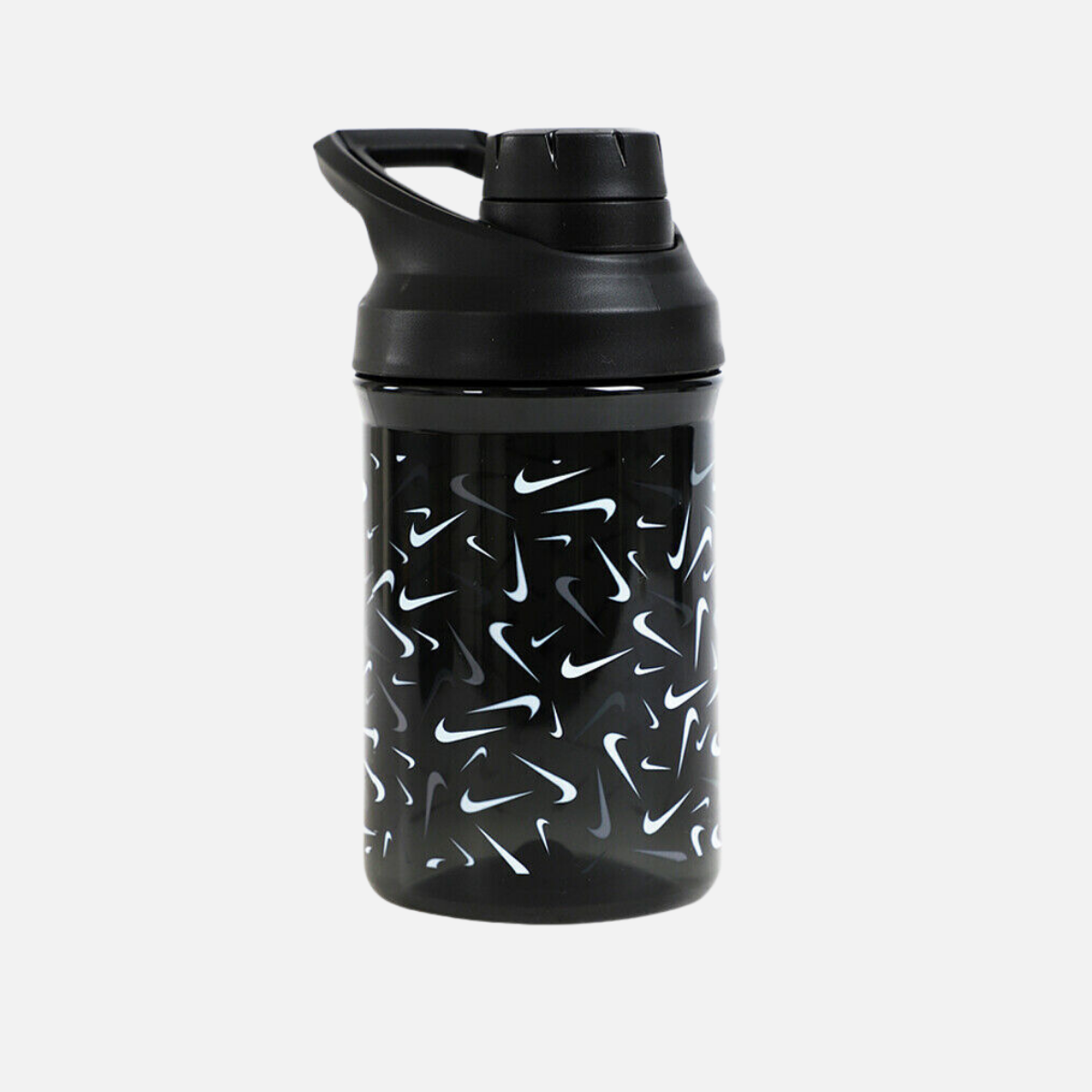 Nike HyperCharge TR 350ml Chug print kids water bottle -Black/Black White