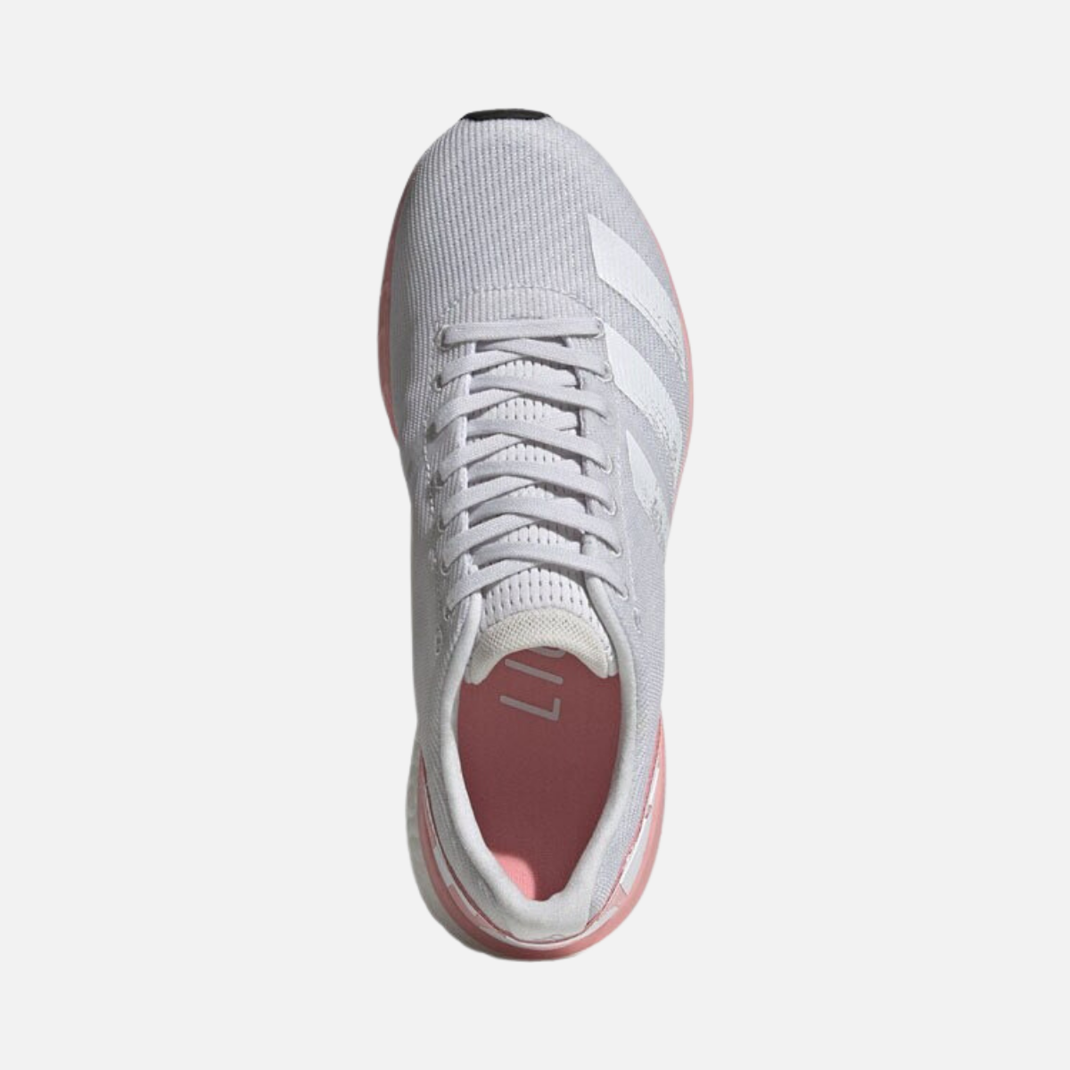 Adidas Adizero Boston 8 Womens Running Shoe -Dash Grey/Cloud White/Glory Pink