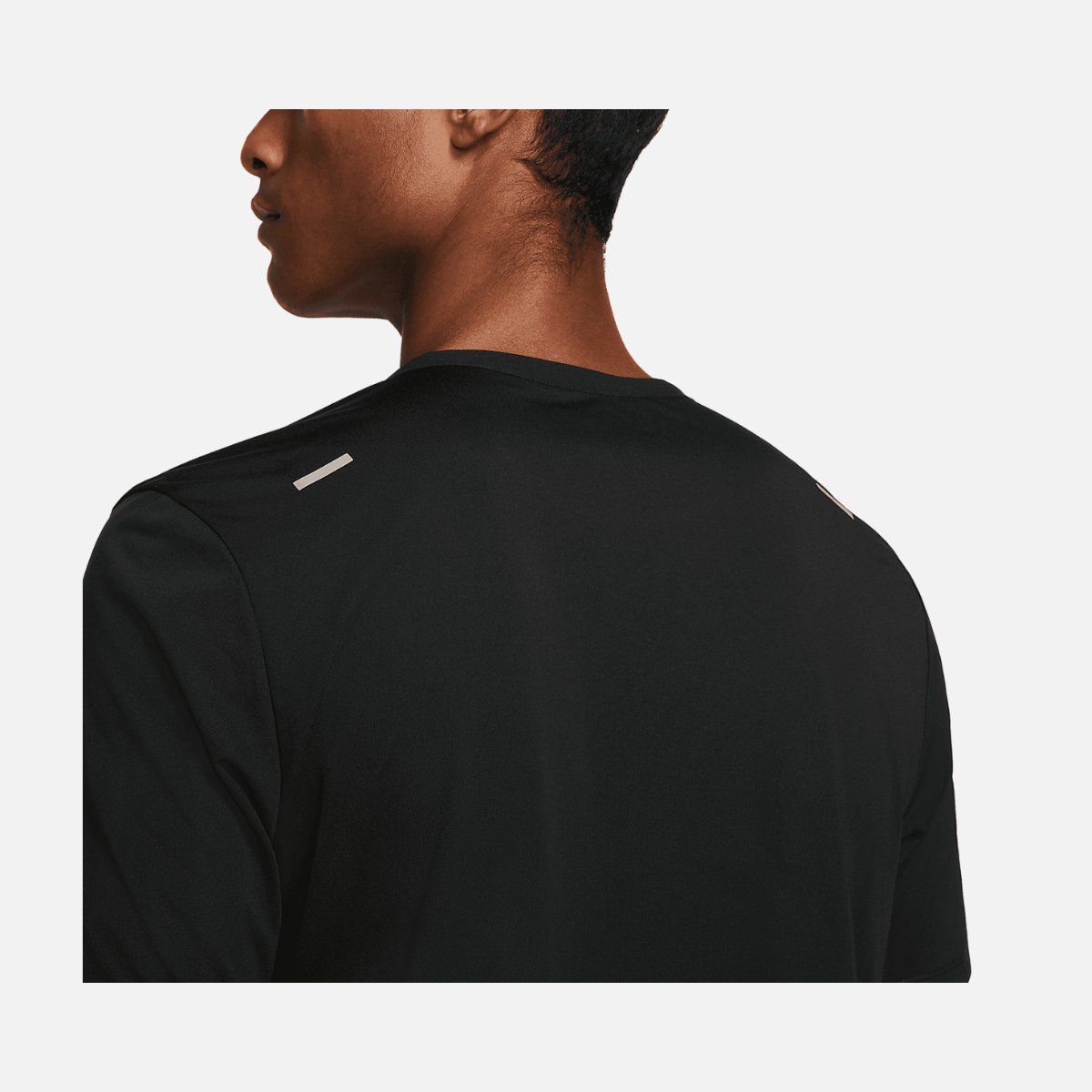 Nike Dri-Fit Rise 365 Mens Short-Sleeve Running Top-Black
