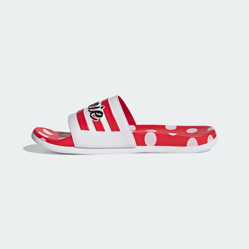 Adidas Adilette Comfort Minnie Mouse Slides -Red