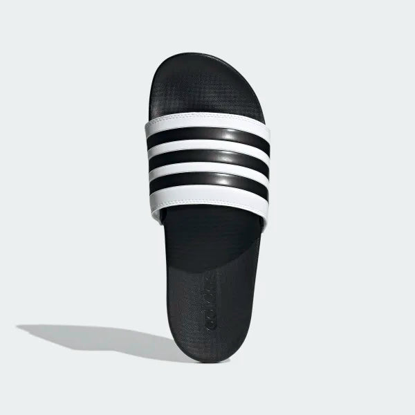 Adidas Adilette Comfort Slides - Black/White