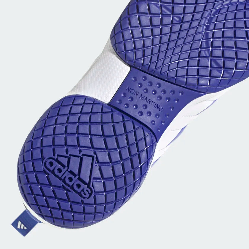 Adidas Ligra 7 Badminton Shoes - Cloud White/Lucid Blue/Team Navy Blue 2
