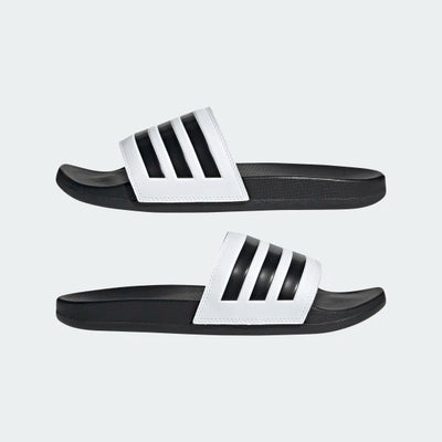 Adidas Adilette Comfort Slides - Black/White