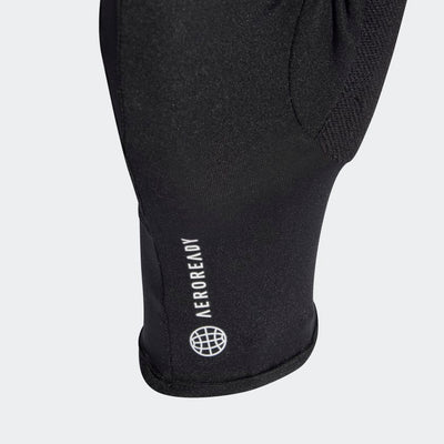 Adidas Aeroready Running Gloves - Black/Reflective Silver