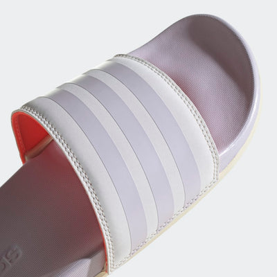 Adidas Adilette Comfort  Women's Slide -White/Purple