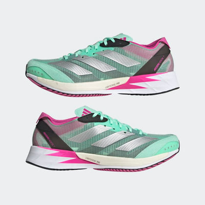 Adidas Adizero Adios 7 Women Running Shoes - Pulse Mint/Silver Metallic/Core Black