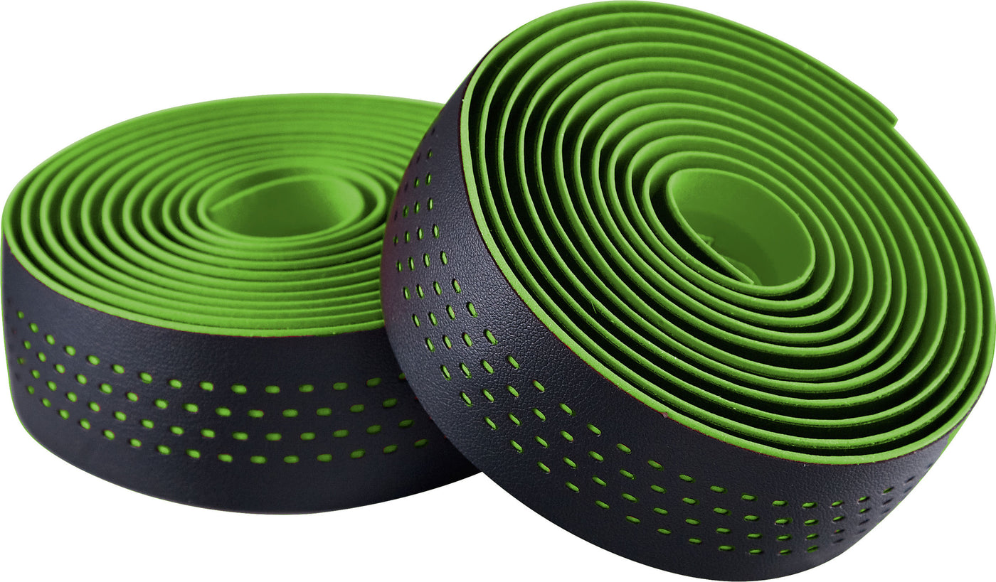 Merida Soft Microfiber Black w/ green dots  Handelbar tape