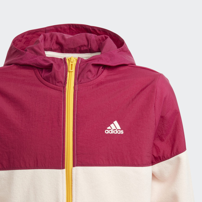 ADIDAS GIRLS CLASSICS HOODED TRACK JACKET Gambol