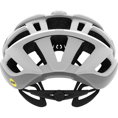 Rear View of Giro Agilis MIPS Cycling Helmet (S,M,L) - Matte White