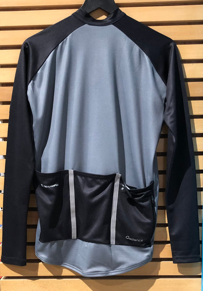 Triumph Cadence FS Full Sleeve Men's Cycling Jersey - Black/Gray
