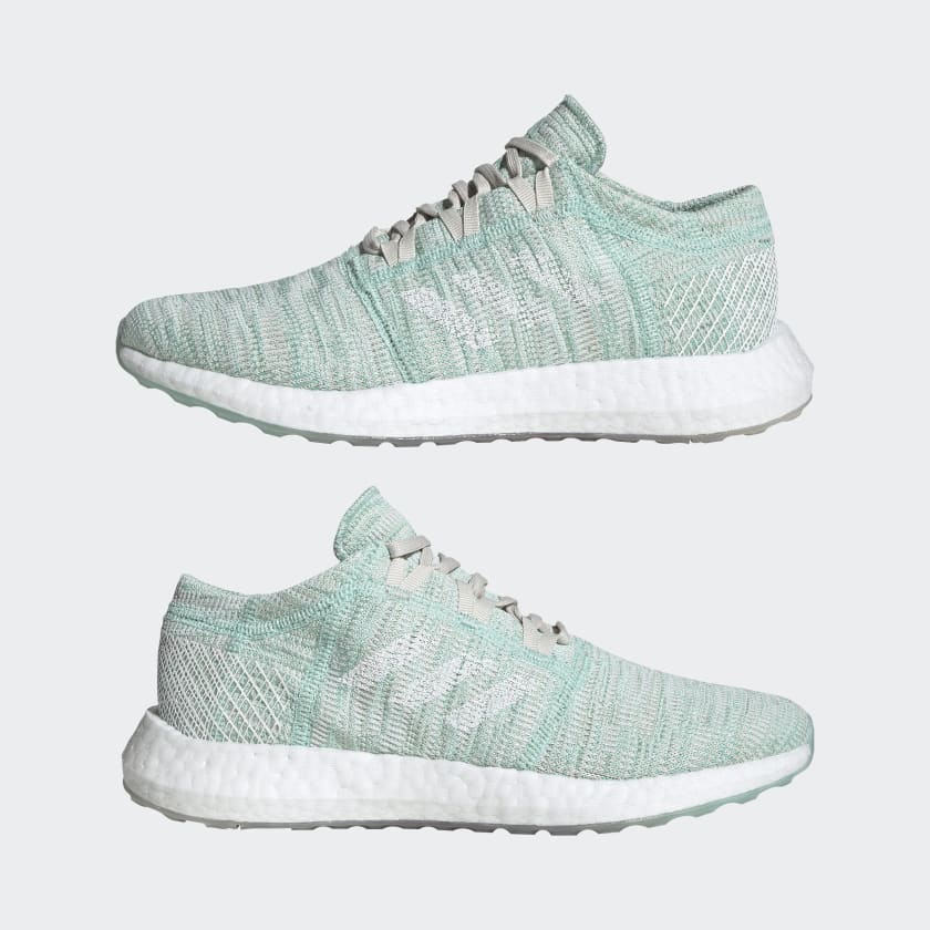 Adidas Pureboost Go Women Running Shoes -Clear Mint/Cloud White/Raw White
