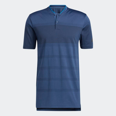 Adidas Statement Seamless Primeknit Polo Shirt Navy