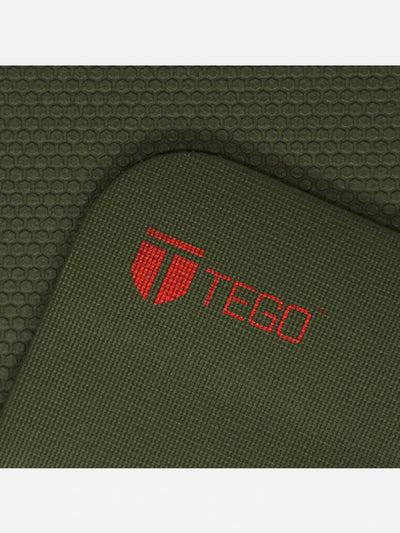 TEGO Stance Truly Reversible Yoga Mat with GuideAlign - With Bag (  Camo Red )