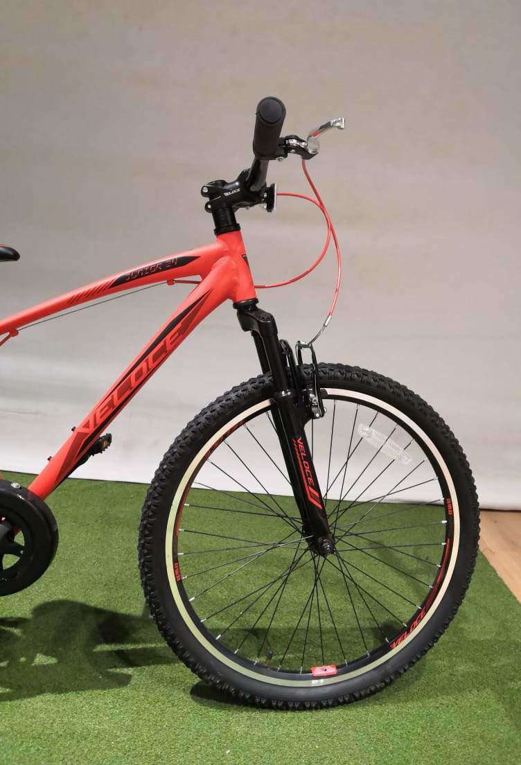 VELOCE JUNIOR Cycle 24"(RED/BLACK) SINGLE SPEED