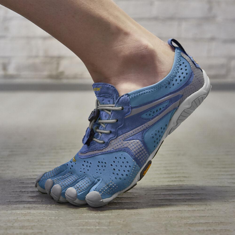 Vibram V-Run Unisex Barefoot Running Footwear Light Blue