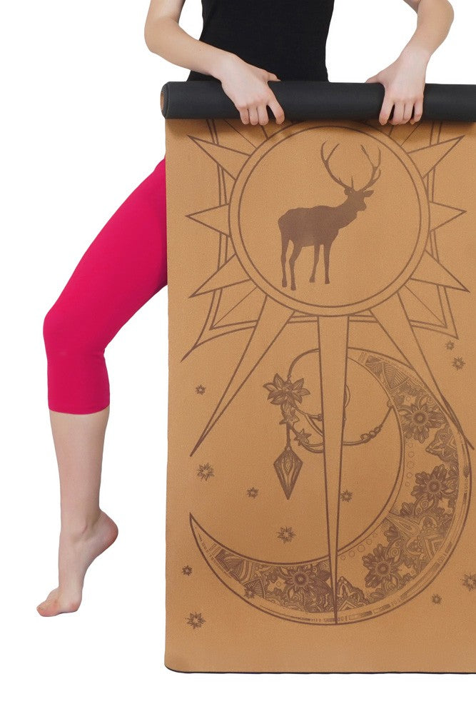 Premium Cork designer yogamat