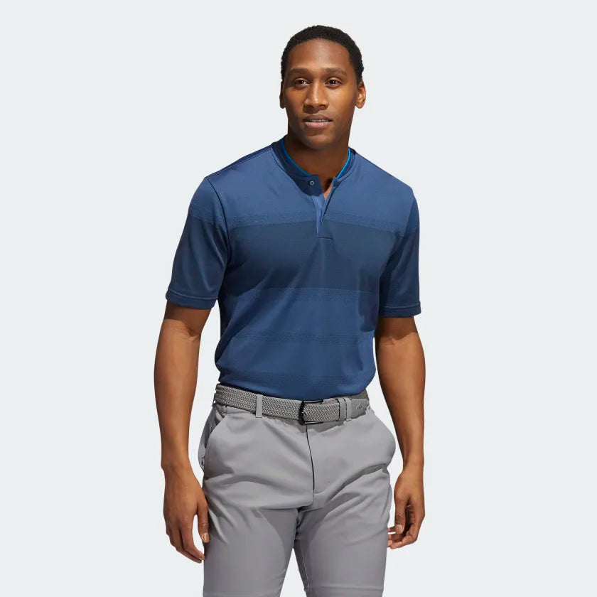 Adidas Statement Seamless Primeknit Polo Shirt Navy