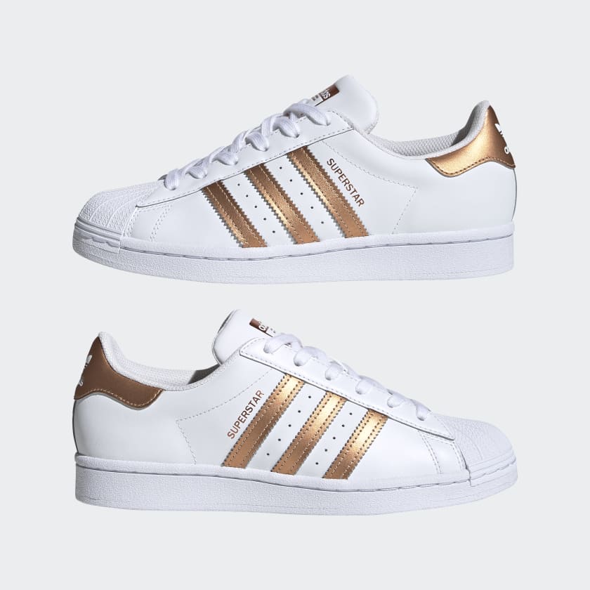 Adidas superstar rose gold damen best sale