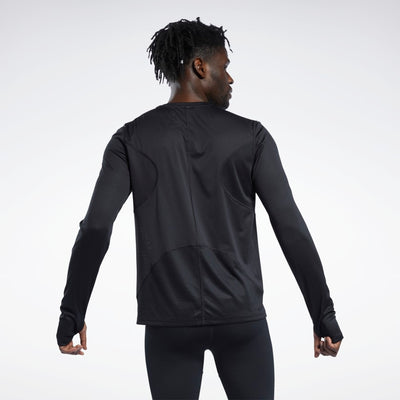 Reebok Running Long Sleeve Speedwick T-Shirt -Black