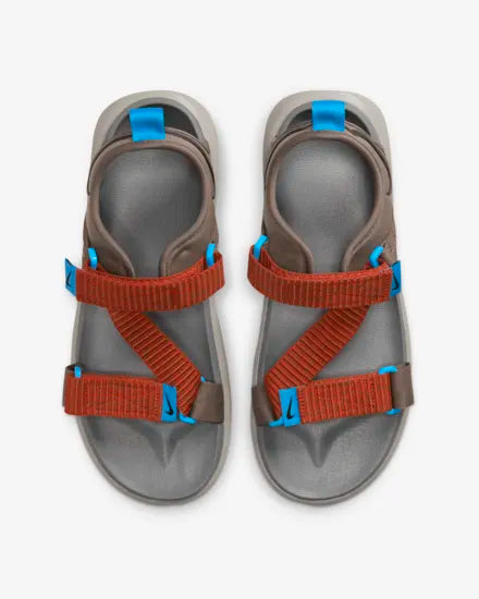 Nike Vista Men's Sandals -  Ironstone/Mantra Orange/Smoke Grey/Blue
