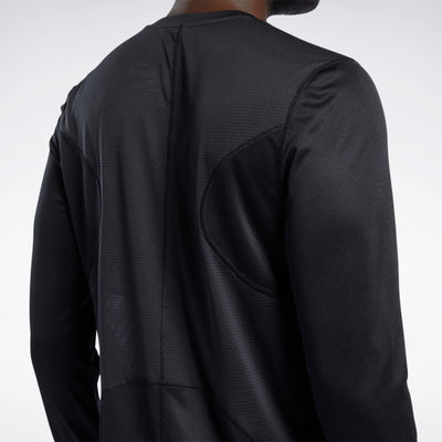 Reebok Running Long Sleeve Speedwick T-Shirt -Black