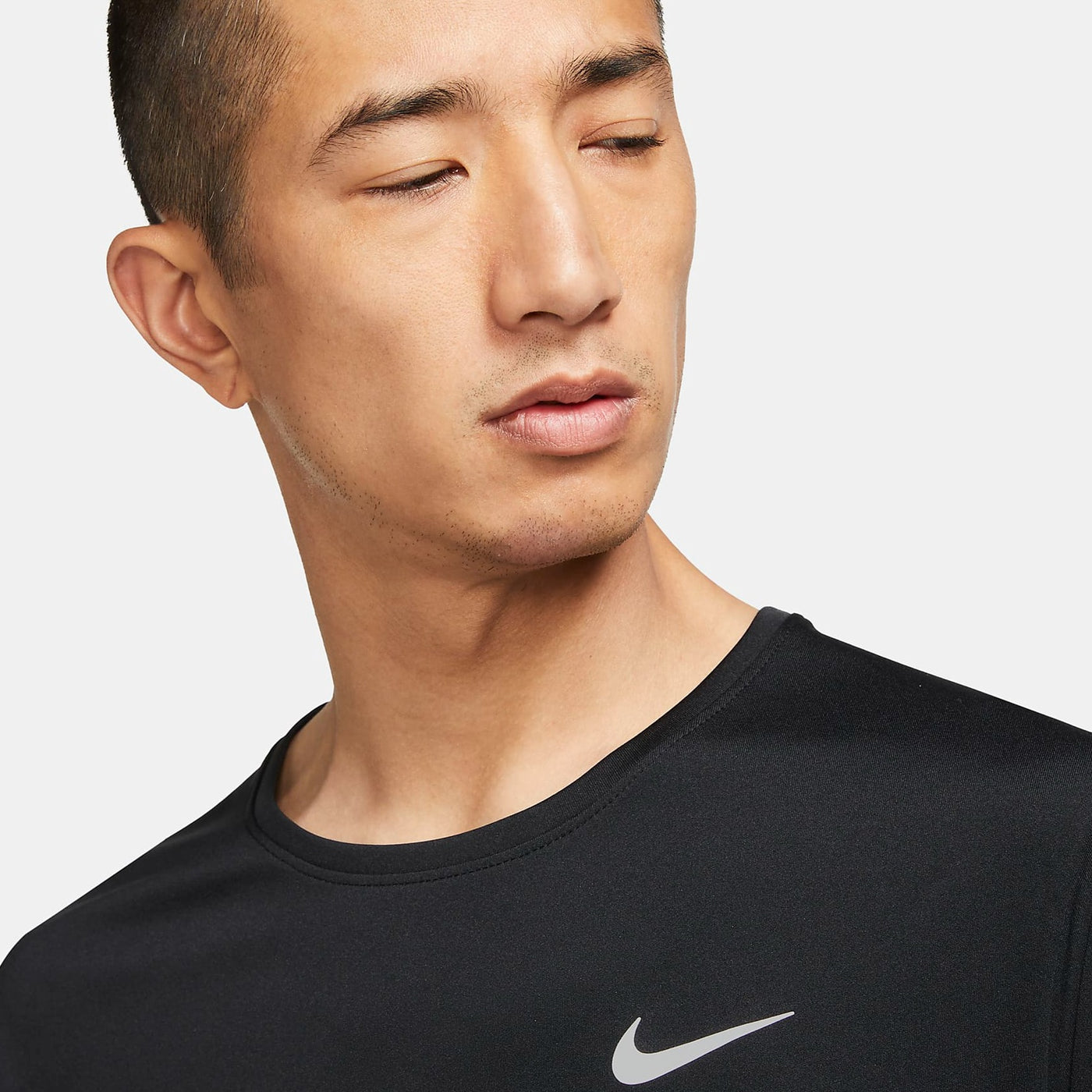 Nike Dri-FIT Men's Long-Sleeve Running T-shirt - Black