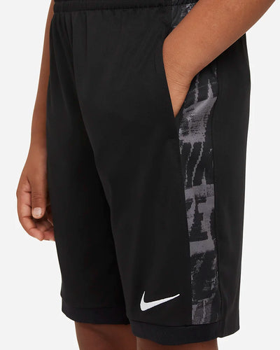 Nike Dri Fit Trophy Older Printed Training Shorts -Black