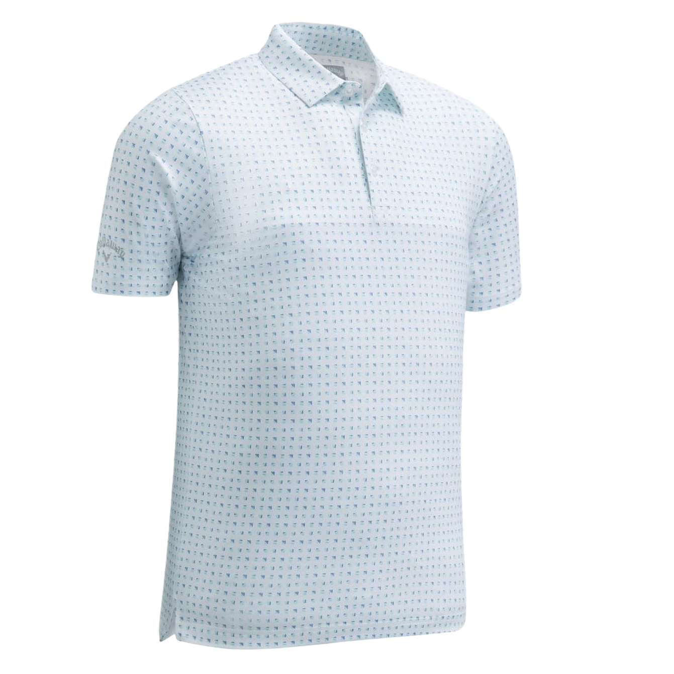 Callaway Golf Mens Ombre Print T-Shirt CGKS90E1-Bright White