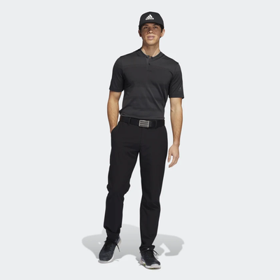 Adidas Statement Seamless Primeknit Polo Mens T-shirt -Black