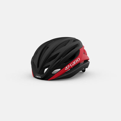 Top View of GIRO SYNTAX MIPS Helmet (S,L) - Matte Black/Bright Red