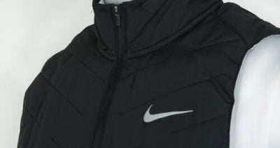 Nike Men DRY Therma-Fit Ripple Vest Black Jacket Top Casual Jackets
